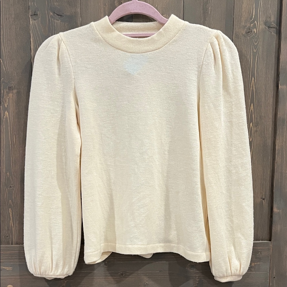 Madewell Cream Puff Sleeve Blouse
